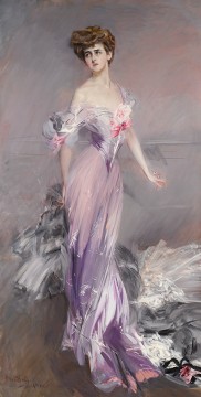 ジョバンニ・ボルディーニ Painting - ハワード・ジョンストン夫人の肖像 ジャンル ジョバンニ・ボルディーニ